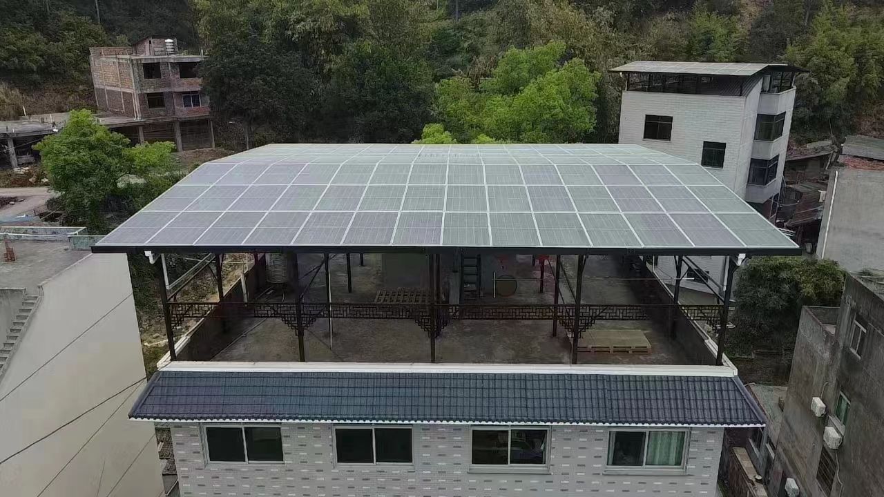 黄骅15kw+10kwh自建别墅家庭光伏储能系统